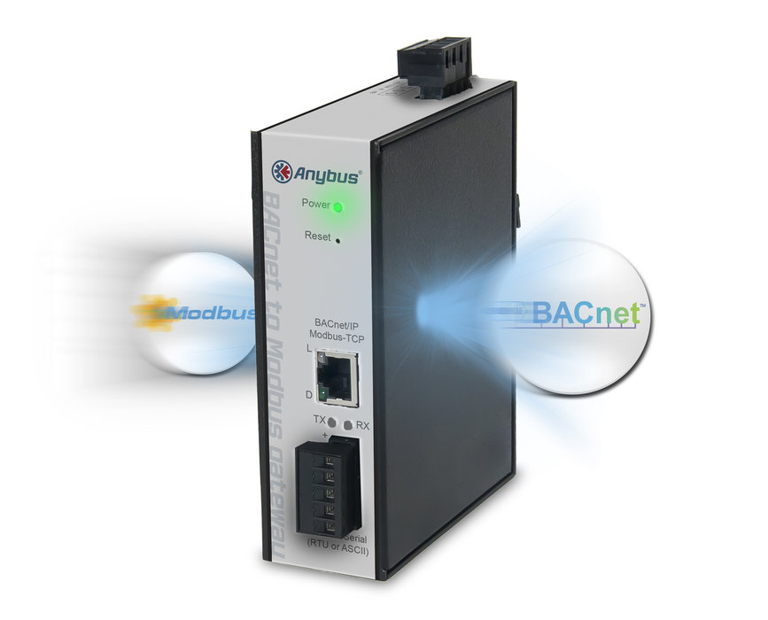 新的Anybus网关可实现Modbus设备与BACnet之间的通信